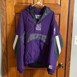 Milwaukee Bucks Retro Bomber Varsity Jacket / Coat